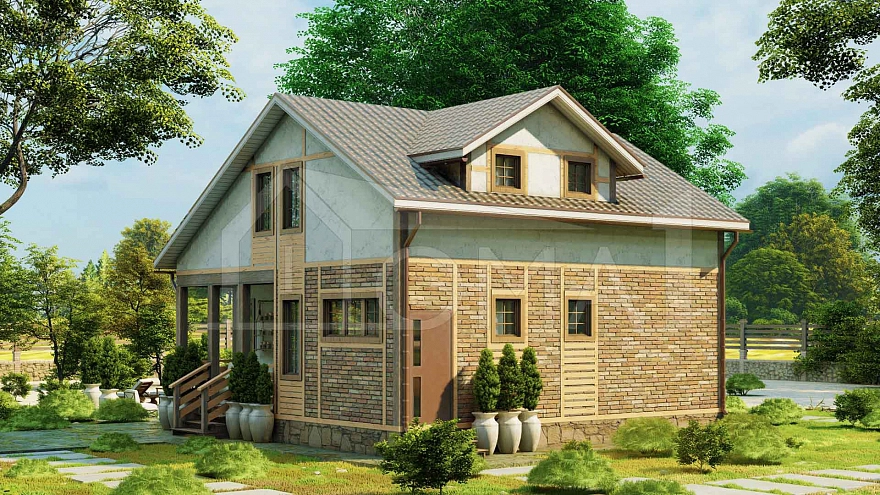 Уютный и комфортный проект дома «Ирбит» - 10,6 х 9,0 м